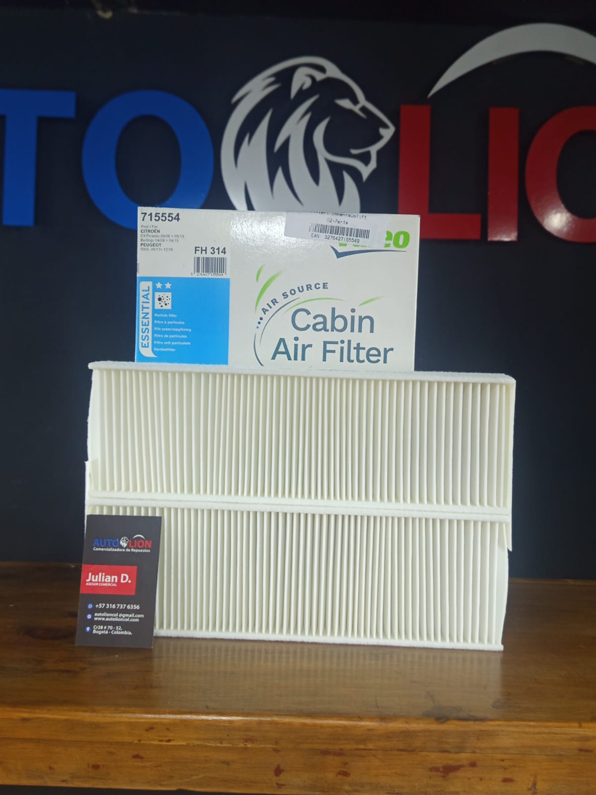 FILTRO DE AIRE VALEO