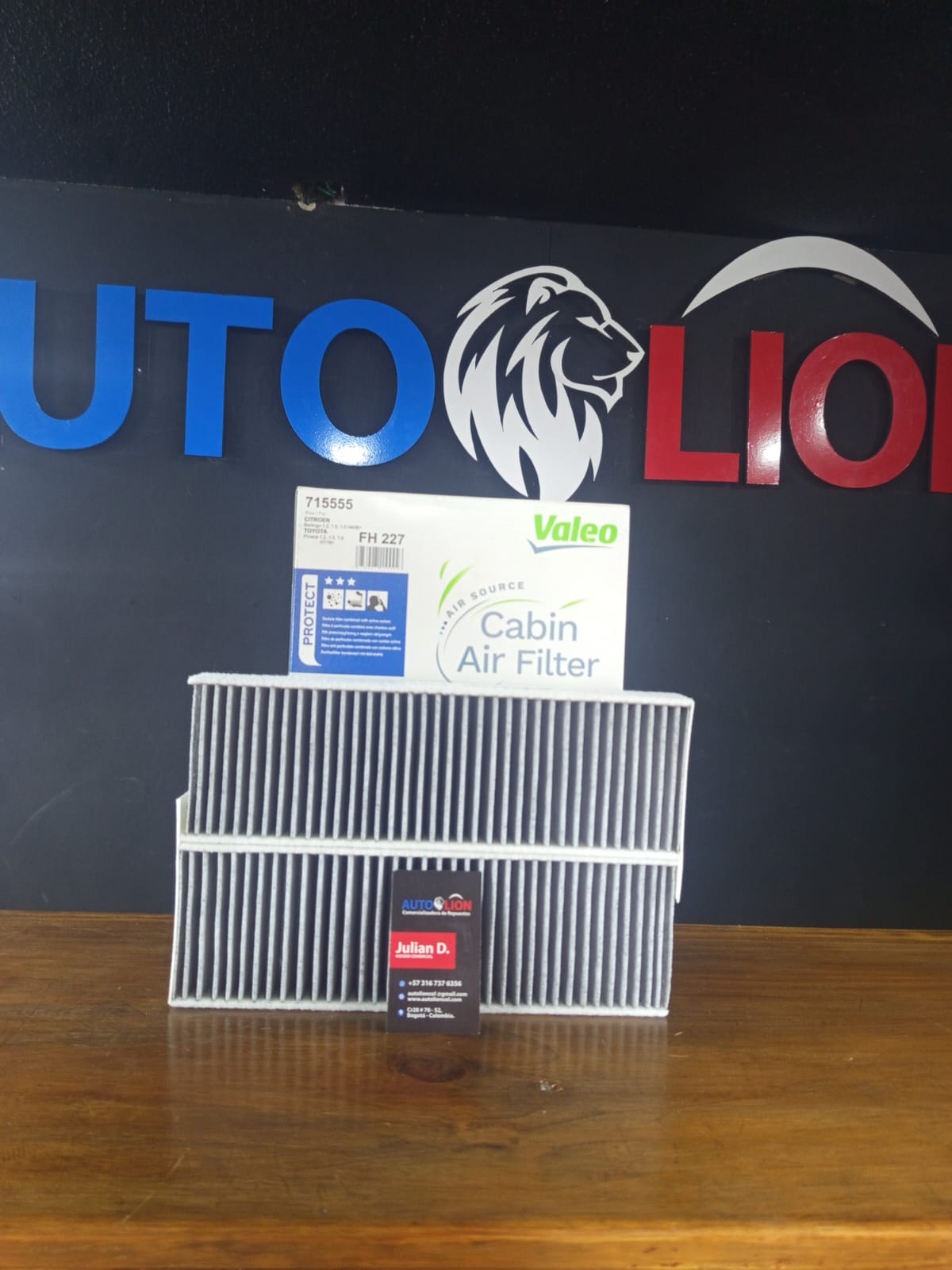 FILTRO DE CABINA VALEO CARBON